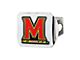 Hitch Cover with University of Maryland Logo; Chrome (Universal; Some Adaptation May Be Required)