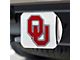 Hitch Cover with University of Oklahoma Logo; Chrome (Universal; Some Adaptation May Be Required)