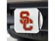 Hitch Cover with University of Southern California Logo; Chrome (Universal; Some Adaptation May Be Required)