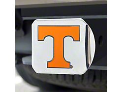 Hitch Cover with University of Tennessee Logo; Chrome (Universal; Some Adaptation May Be Required)