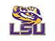 LSU Embossed Emblem; Purple and Yellow (Universal; Some Adaptation May Be Required)