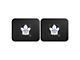 Molded Rear Floor Mats with Toronto Maple Leafs Logo (Universal; Some Adaptation May Be Required)