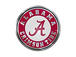 University of Alabama Embossed Emblem; Red (Universal; Some Adaptation May Be Required)