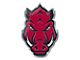 University of Arkansas Embossed Emblem; Maroon (Universal; Some Adaptation May Be Required)