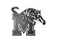 University of Memphis Molded Emblem; Chrome (Universal; Some Adaptation May Be Required)