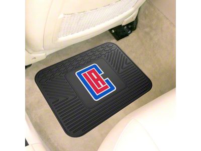 Utility Mat with Los Angeles Clippers Logo; Black (Universal; Some Adaptation May Be Required)