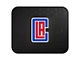 Utility Mat with Los Angeles Clippers Logo; Black (Universal; Some Adaptation May Be Required)