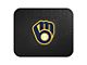 Utility Mat with Milwaukee Brewers Logo; Black (Universal; Some Adaptation May Be Required)