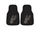 Carpet Front Floor Mats with San Antonio Spurs Logo; Black (Universal; Some Adaptation May Be Required)