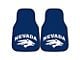 Carpet Front Floor Mats with University of Nevada Logo; Navy (Universal; Some Adaptation May Be Required)