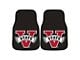 Carpet Front Floor Mats with Valdosta State University Logo; Black (Universal; Some Adaptation May Be Required)