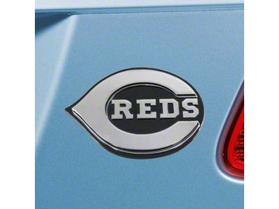 Cincinnati Reds Emblem; Chrome (Universal; Some Adaptation May Be Required)