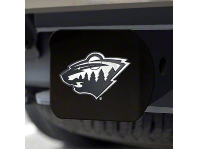 Hitch Cover with Minnesota Wild Logo; Green (Universal; Some Adaptation May Be Required)