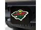 Hitch Cover with Minnesota Wild Logo; Green (Universal; Some Adaptation May Be Required)