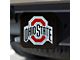 Hitch Cover with Ohio State University Logo; Red (Universal; Some Adaptation May Be Required)