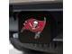 Hitch Cover with Tampa Bay Buccaneers Logo; Red (Universal; Some Adaptation May Be Required)