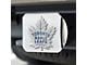 Hitch Cover with Toronto Maple Leafs Logo; Chrome (Universal; Some Adaptation May Be Required)