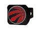 Hitch Cover with Toronto Raptors Logo; Red (Universal; Some Adaptation May Be Required)