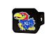 Hitch Cover with University of Kansas Logo; Blue (Universal; Some Adaptation May Be Required)