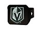 Hitch Cover with Vegas Golden Knights Logo; Black (Universal; Some Adaptation May Be Required)