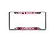 License Plate Frame with University of South Carolina Logo; Chrome (Universal; Some Adaptation May Be Required)