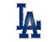 Los Angeles Dodgers Embossed Emblem; Blue (Universal; Some Adaptation May Be Required)