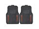 Molded Front Floor Mats with Cincinnati Bengals Logo (Universal; Some Adaptation May Be Required)