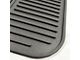 Molded Rear Floor Mats with Atlanta Hawks Logo (Universal; Some Adaptation May Be Required)