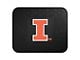 Utility Mat with University of Illinois Logo; Black (Universal; Some Adaptation May Be Required)