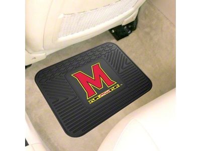 Utility Mat with University of Maryland Logo; Black (Universal; Some Adaptation May Be Required)