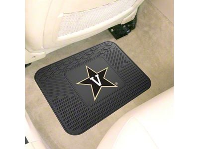 Utility Mat with Vanderbilt University Logo; Black (Universal; Some Adaptation May Be Required)