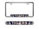 Embossed License Plate Frame with Auburn University Logo; Blue (Universal; Some Adaptation May Be Required)