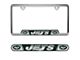 Embossed License Plate Frame with New York Jets Logo; Green (Universal; Some Adaptation May Be Required)