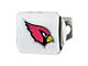 Hitch Cover with Arizona Cardinals Logo; Red (Universal; Some Adaptation May Be Required)