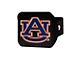 Hitch Cover with Auburn University Logo; Navy (Universal; Some Adaptation May Be Required)