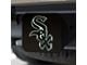 Hitch Cover with Chicago White Sox Logo; Black (Universal; Some Adaptation May Be Required)