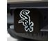 Hitch Cover with Chicago White Sox Logo; Black (Universal; Some Adaptation May Be Required)