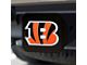 Hitch Cover with Cincinnati Bengals Logo; Orange (Universal; Some Adaptation May Be Required)