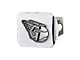 Hitch Cover with Cleveland Indians Logo; Chrome (Universal; Some Adaptation May Be Required)