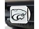 Hitch Cover with Kansas State University Logo; Chrome (Universal; Some Adaptation May Be Required)