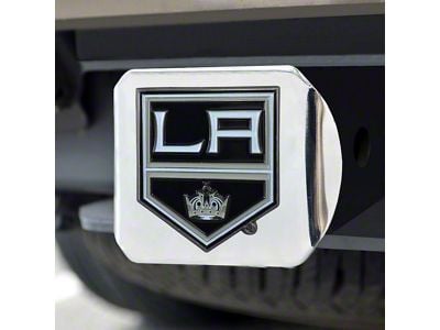 Hitch Cover with Los Angeles Kings Logo; Chrome (Universal; Some Adaptation May Be Required)