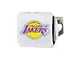 Hitch Cover with Los Angeles Lakers Logo; Chrome (Universal; Some Adaptation May Be Required)