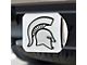 Hitch Cover with Michigan State University Logo; Chrome (Universal; Some Adaptation May Be Required)