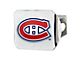 Hitch Cover with Montreal Canadiens Logo; Red (Universal; Some Adaptation May Be Required)