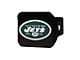 Hitch Cover with New York Jets Logo; Green (Universal; Some Adaptation May Be Required)