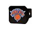 Hitch Cover with New York Knicks Logo; Blue (Universal; Some Adaptation May Be Required)