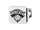 Hitch Cover with New York Knicks Logo; Chrome (Universal; Some Adaptation May Be Required)