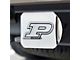 Hitch Cover with Purdue University Logo; Chrome (Universal; Some Adaptation May Be Required)