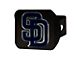 Hitch Cover with San Diego Padres Logo; Black (Universal; Some Adaptation May Be Required)