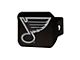 Hitch Cover with St. Louis Blues Logo; Royal (Universal; Some Adaptation May Be Required)